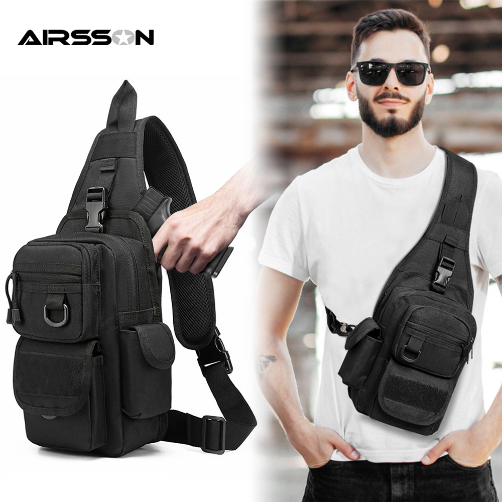 Edc Concealed Carry Sling Bag - Tactische Pistooltas Verborgen Pistoolholster Pistool Draagtas