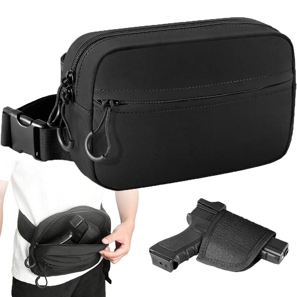 Edc Carry Fanny Pack - Wapentas, verborgen draagtas, tactische heuptas met