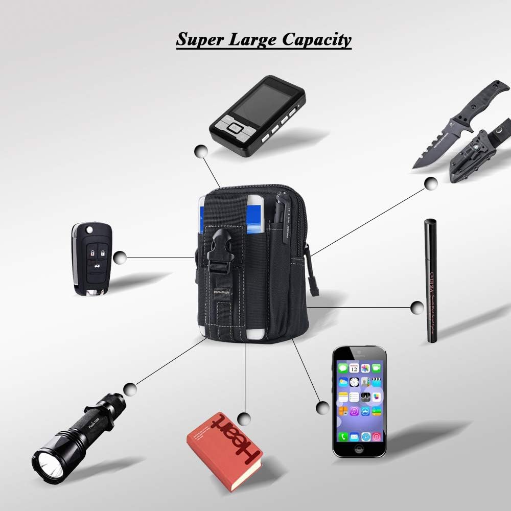 Tactische Molle Belt Pouch Mil - Edc Carry Fanny Pack recensie en prijs