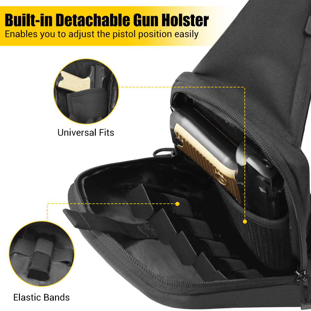 Tactische Pistool Tas Verborge - Edc Concealed Carry Sling Bag recensie en prijs
