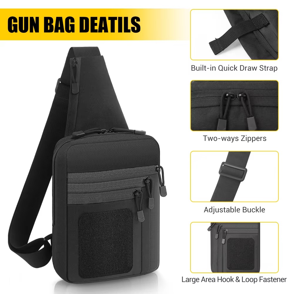 Tactische pistooltas, verborge - Edc Concealed Carry Sling Bag recensie en prijs
