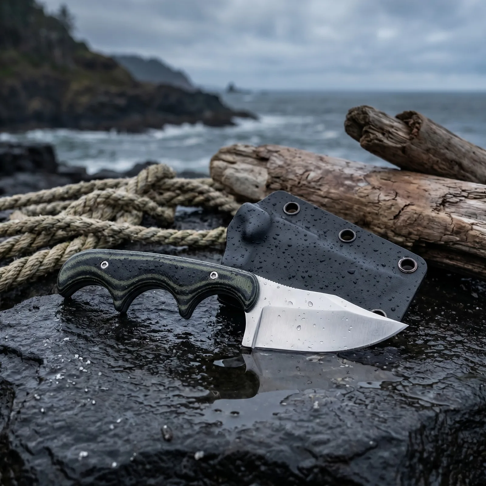 2387 Klein mes met vast lemmet - Edc Carry Knife recensie en prijs