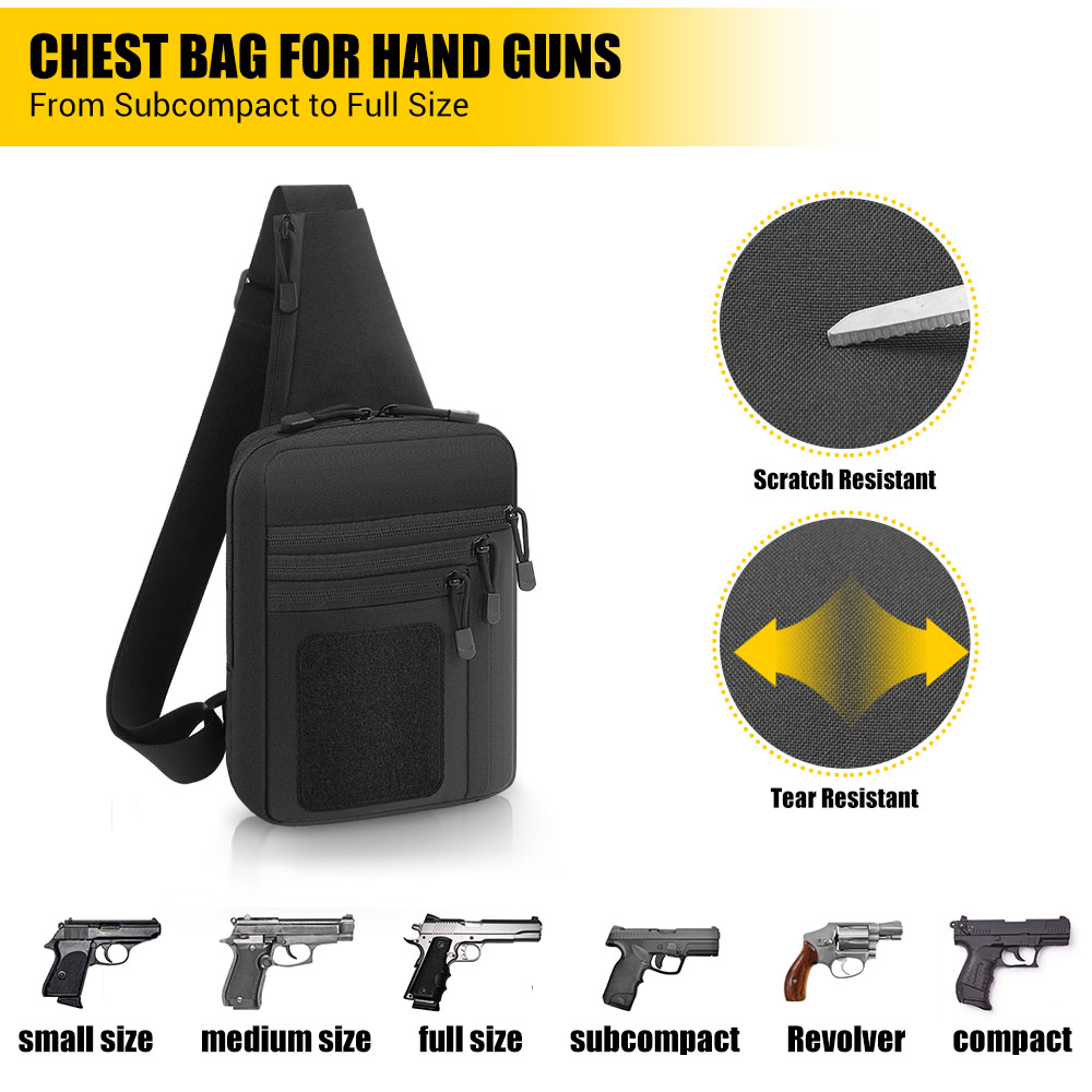 Tactische Pistool Tas Verborge - Edc Concealed Carry Sling Bag recensie en prijs