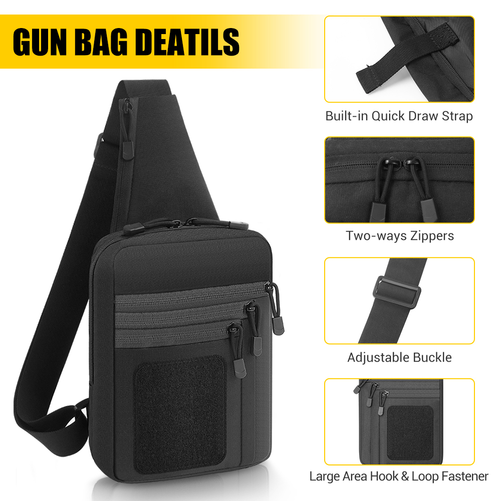 Tactische Pistool Tas Verborge - Edc Concealed Carry Sling Bag recensie en prijs
