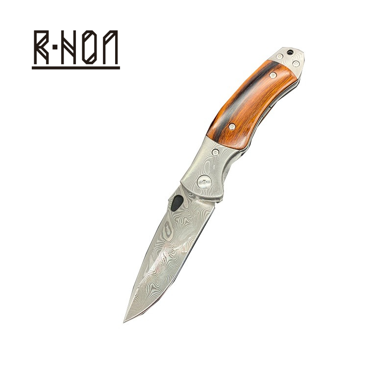 RHON 3.14 inch Premium Damascu - Edc Carry Pocket Knife recensie en prijs